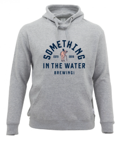 Grey Full Logo Hoodie